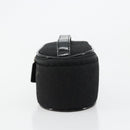 Christian Dior Trotter Canvas Vanity Pouch Black Silver Auth bs35433-4