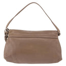 Chloe Lily Shoulder Bag Leather 2way Brown Gold Auth bs35434-2