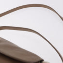 Chloe Lily Shoulder Bag Leather 2way Brown Gold Auth bs35434-14