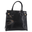 GUCCI Tote Bag Lackleder Schwarz Gold 000 1118 0503 Auth bs35437-1