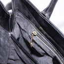 GUCCI Tote Bag Lackleder Schwarz Gold 000 1118 0503 Auth bs35437-21