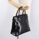 GUCCI Tote Bag Lackleder Schwarz Gold 000 1118 0503 Auth bs35437-24