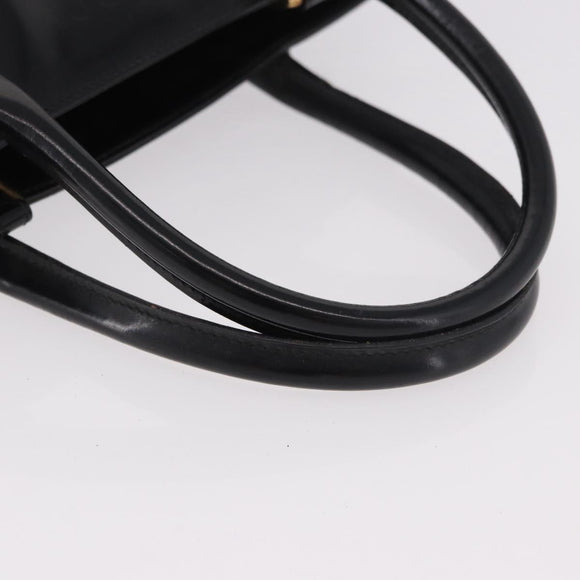 GUCCI Tote Bag Lackleder Schwarz Gold 000 1118 0503 Auth bs35437