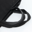 PRADA Hand Bag Canvas Black Silver Auth bs35438-7