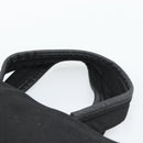 PRADA Hand Bag Canvas Black Silver Auth bs35438-8