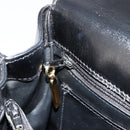 TIFFANY&Co. Hand Bag Leather Black Gold Auth bs35439-21