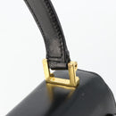 TIFFANY&Co. Hand Bag Leather Black Gold Auth bs35439-9