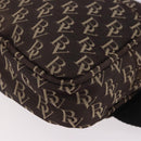 BOTTEGA VENETA Waist Bag Canvas Brown Silver Auth bs35444-11