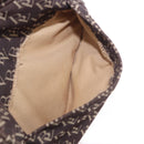 BOTTEGA VENETA Waist Bag Canvas Brown Silver Auth bs35444-19