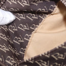 BOTTEGA VENETA Waist Bag Canvas Brown Silver Auth bs35444-20