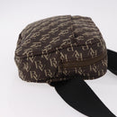 BOTTEGA VENETA Waist Bag Canvas Brown Silver Auth bs35444-4
