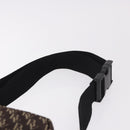 BOTTEGA VENETA Waist Bag Canvas Brown Silver Auth bs35444-8