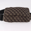 BOTTEGA VENETA Waist Bag Canvas Brown Silver Auth bs35444-9