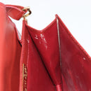CARTIER Must Line Shoulder Bag Leather Bordeaux Gold Auth bs35445-19
