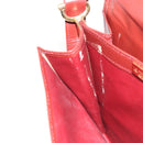 CARTIER Must Line Shoulder Bag Leather Bordeaux Gold Auth bs35445-20