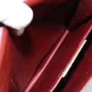 CARTIER Must Line Shoulder Bag Leather Bordeaux Gold Auth bs35445-22