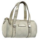 GUCCI GG Supreme Mini Handtasche PVC Weiß Gold 190400 Auth bs35446-1