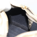 GUCCI GG Supreme Mini Handtasche PVC Weiß Gold 190400 Auth bs35446-17