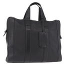 BOTTEGA VENETA Business Bag Leder Schwarz Silber Auth bs35449-1