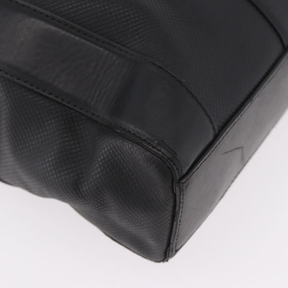 BOTTEGA VENETA Business Bag Leder Schwarz Silber Auth bs35449