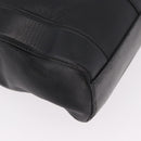 BOTTEGA VENETA Business Bag Leder Schwarz Silber Auth bs35449-12