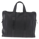 BOTTEGA VENETA Business Bag Leder Schwarz Silber Auth bs35449-3