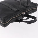 BOTTEGA VENETA Business Bag Leder Schwarz Silber Auth bs35449-6