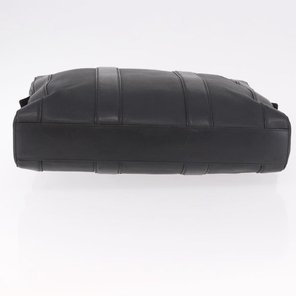 BOTTEGA VENETA Business Bag Leder Schwarz Silber Auth bs35449