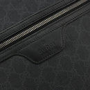 GUCCI GG Supreme Shoulder Bag PVC Black Silver 322279 Auth bs35450-17