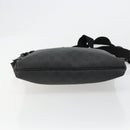 GUCCI GG Supreme Shoulder Bag PVC Black Silver 322279 Auth bs35450-5