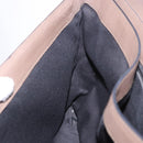 LOEWE Business Bag Leather 2way Brown Silver Auth bs35451-24