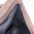 LOEWE Business Bag Leather 2way Brown Silver Auth bs35451-25