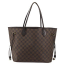 LOUIS VUITTON Damier Ebene Neverfull MM Tote Bag N51105 LV Auth bs35452-13