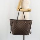 LOUIS VUITTON Damier Ebene Neverfull MM Tote Bag N51105 LV Auth bs35452-24