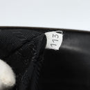PRADA Plastic Chain Tote Bag Leather Black Silver Auth bs35453-12