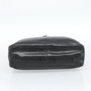 PRADA Plastic Chain Tote Bag Leather Black Silver Auth bs35453-5