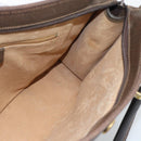 GUCCI GG Supreme Web Sherry Line Hand Bag PVC Beige Gold 010 378 Auth bs35454-18