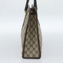 GUCCI GG Supreme Web Sherry Line Hand Bag PVC Beige Gold 010 378 Auth bs35454-3