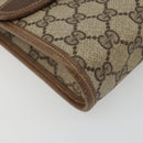 GUCCI GG Supreme Umhängetasche PVC Beige Gold 004 161 0670 Auth bs35455-11