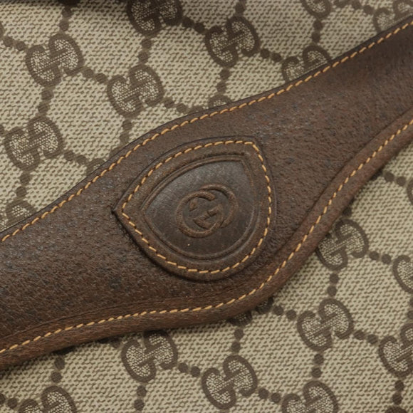GUCCI GG Supreme Umhängetasche PVC Beige Gold 004 161 0670 Auth bs35455