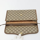 GUCCI GG Supreme Umhängetasche PVC Beige Gold 004 161 0670 Auth bs35455-15