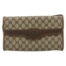 GUCCI GG Supreme Umhängetasche PVC Beige Gold 004 161 0670 Auth bs35455-2