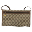 GUCCI GG Supreme Umhängetasche PVC Beige Gold 004 161 0670 Auth bs35455-3
