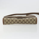GUCCI GG Supreme Umhängetasche PVC Beige Gold 004 161 0670 Auth bs35455-9