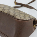 GUCCI GG Supreme Web Sherry Line Tasche PVC Beige Gold 116 02 076 Auth bs35456-13