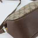 GUCCI GG Supreme Web Sherry Line Tasche PVC Beige Gold 116 02 076 Auth bs35456-14
