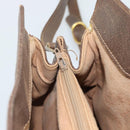 GUCCI GG Supreme Web Sherry Line Tasche PVC Beige Gold 116 02 076 Auth bs35456-19