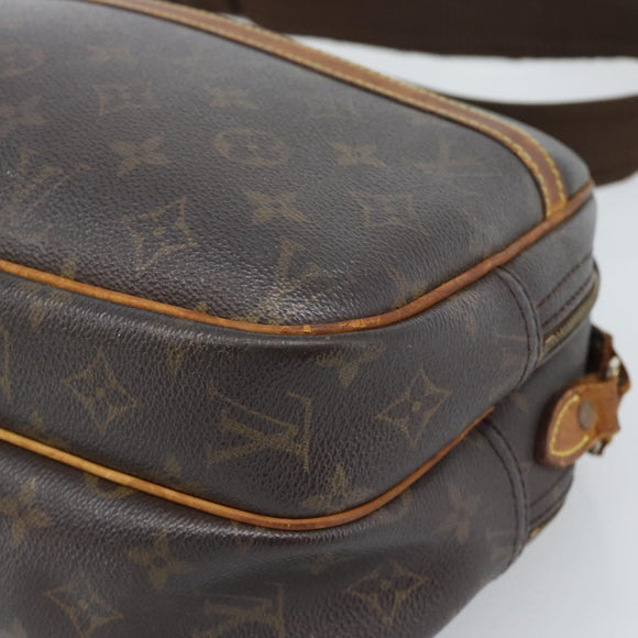 LOUIS VUITTON Monogram Reporter PM Shoulder Bag M45254 LV Auth bs35458