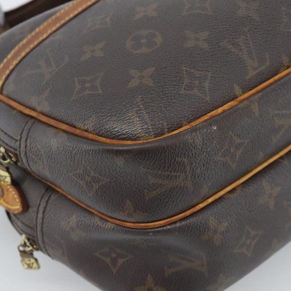 LOUIS VUITTON Monogram Reporter PM Shoulder Bag M45254 LV Auth bs35458
