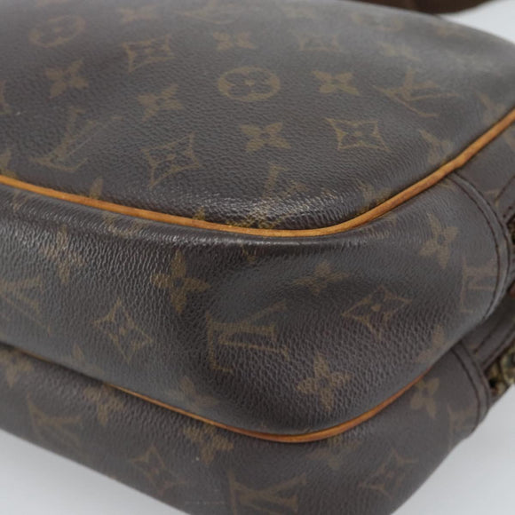 LOUIS VUITTON Monogram Reporter PM Shoulder Bag M45254 LV Auth bs35458